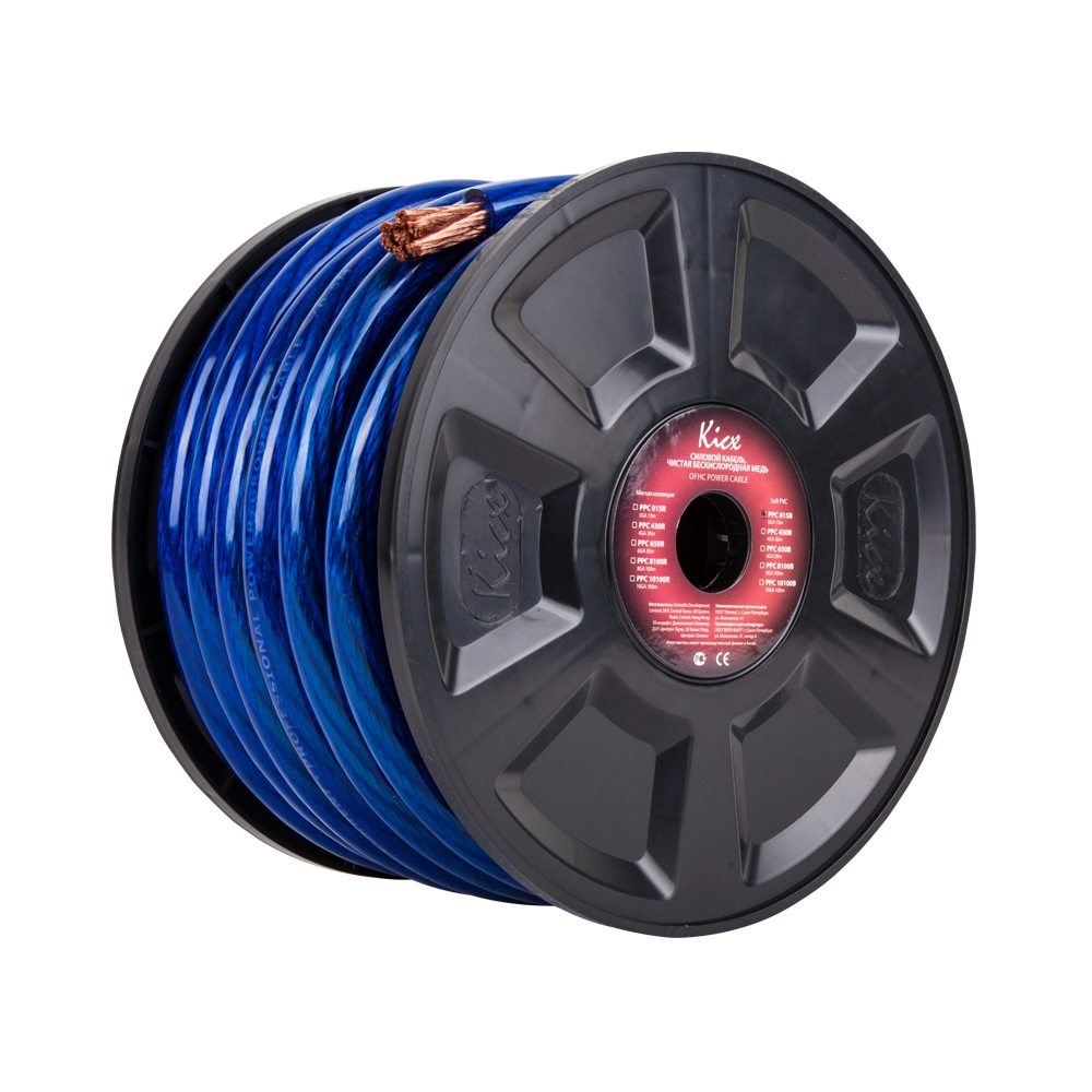 Кабель силовой Kicx PCC 015B (0 AWG, синий)
