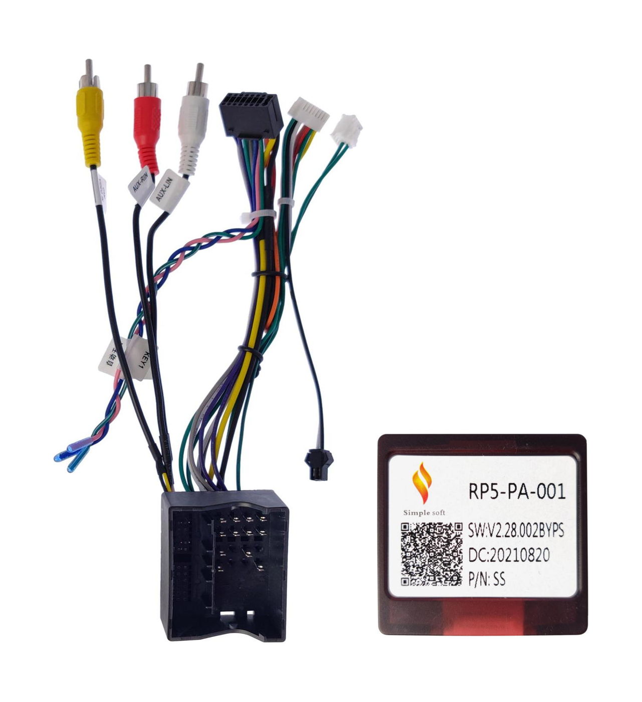 Комплект проводов для установки ANDROID Ksize WS-MTPG08 Peugeot 308,408,Citroen Berlingo (осн,CAN)