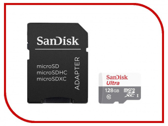 Карта памяти 128Gb SanDisk microSDHC (10 класс)