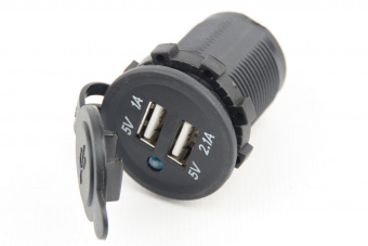 Адаптер для встраивания ACV RM37-2004 USB - 5В 2,1A / 5В 1А