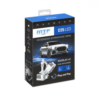 Лампа светодиодная MTF MaxBeam D3S 6000K