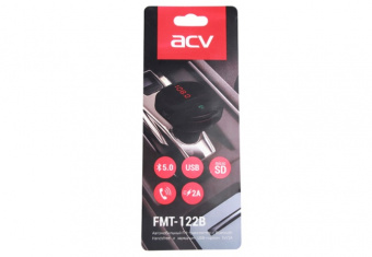 FM-трансмиттер ACV FMT-122B с Bluetooth/AUX/MicroSD